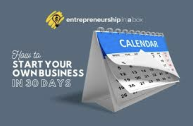 how to start your own business in 30 days